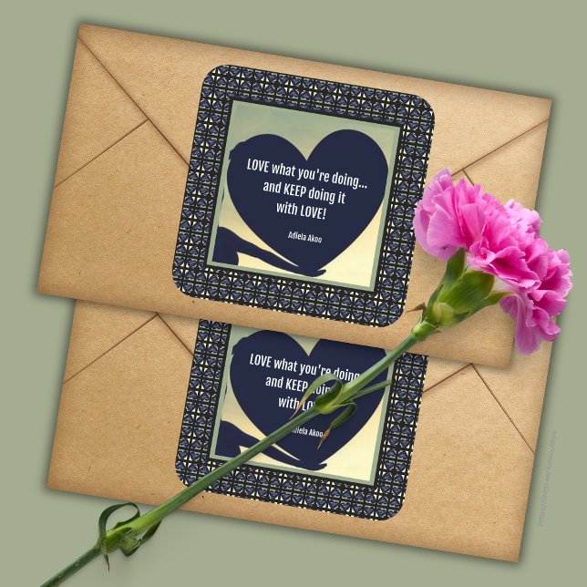 Adesivos LOVE What You're Doing da Adiela Akoo (LOVE What You're Doing Sticker by Poet Adiela Akoo. LOVE it? GET it! Browse the collection for more )