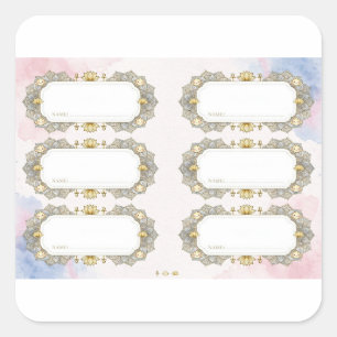 Adesivos Mandala Ankh Lotus Dourado de Luxo