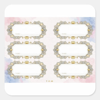 Adesivos Mandala Ankh Lotus Dourado de Luxo