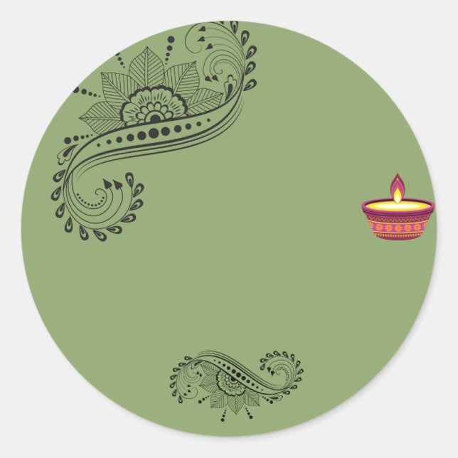 Adesivos mehendi personalizáveis (Frente)