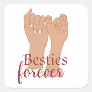 Adesivos Melhores Amigas Para Sempre