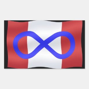 Adesivos Metis Flag Metis canadenses