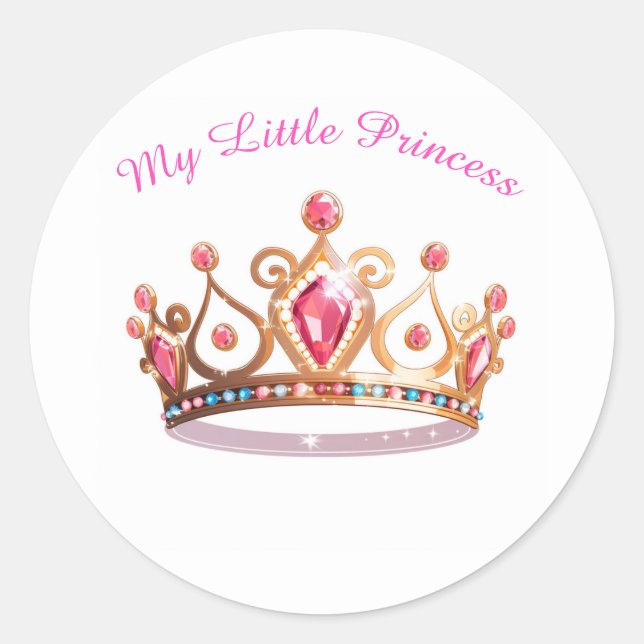 Adesivos Minha Pequena Princesa (Frente)