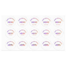 Adesivos Multi Design com Nome de Logotipo Corpora