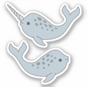 Adesivos Narwhal Vinil