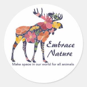 Adesivos naturais de alce