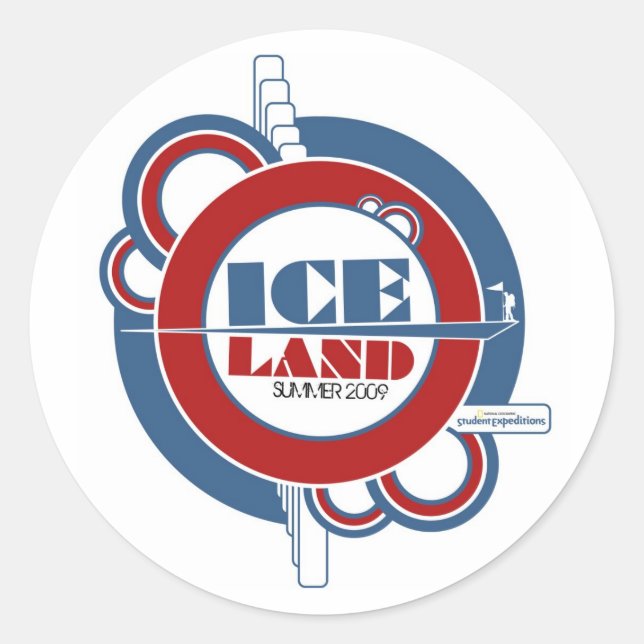 Adesivos NGSE Islândia 2009 (Frente)