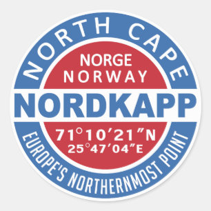 Adesivos NORDKAPP da Noruega
