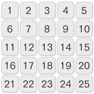 Adesivos numéricos quadrados personalizáveis preto