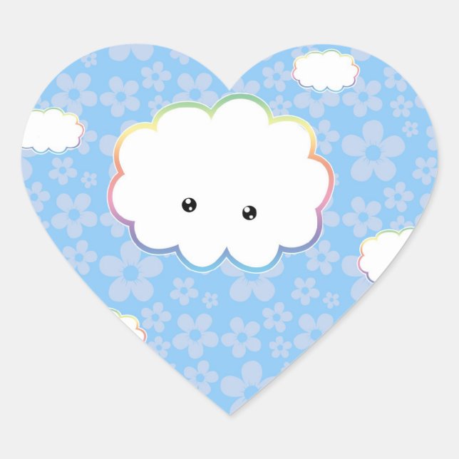 Adesivos Nuvemzinha Kawaii Nuvens (Frente)