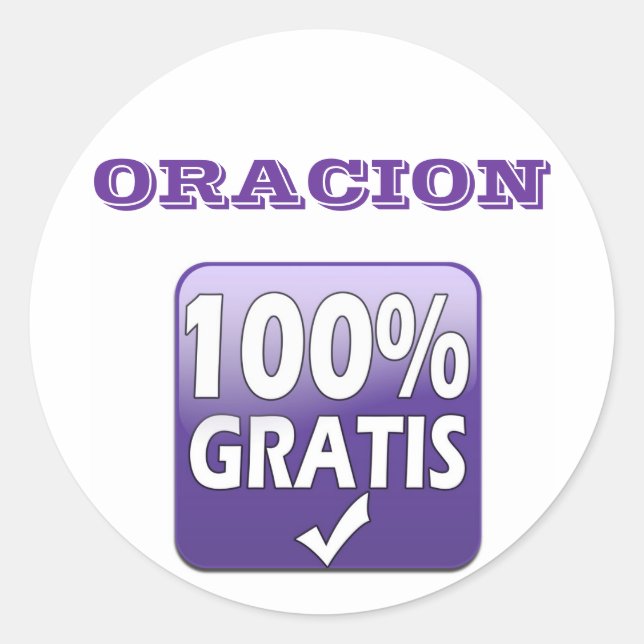 adesivos ORACION (Frente)