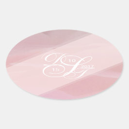Adesivos Orquídeo Blush Oval