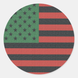Adesivos ovais do Juneteenth afro-americano