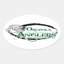 Adesivos Oval, brilhante, 4,5 x 2,7 polegadas (fol