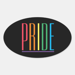 Adesivos Oval PRIDE II