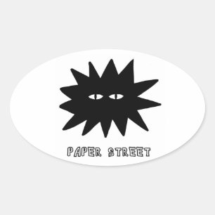 Adesivos Oval Starface Paper Street