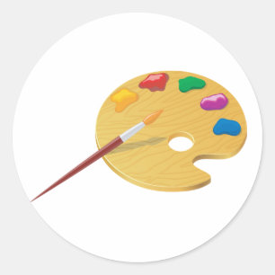 Adesivos Paleta de Pintores
