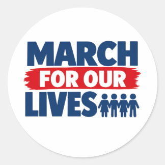 Adesivos para a marcha por nossas vidas