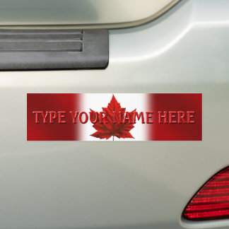 Adesivos para Bumper do Canadá - Etiquetas de Sina