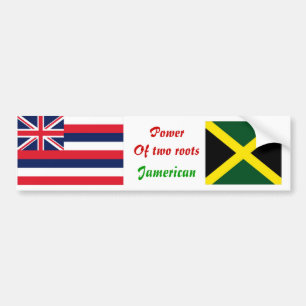 Adesivos para-choques da jamaica britânica