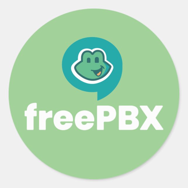 Adesivos para cores do logotipo FreePBX (Frente)