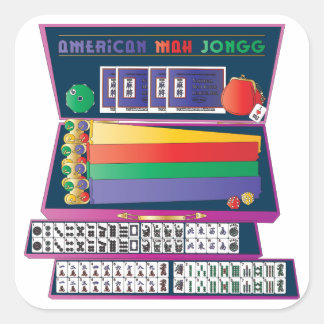 Adesivos para Estojo de Mah Jongg