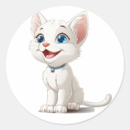 Adesivos para Gatos-Pentes de Gato Brancos