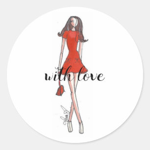 adesivos para ilustração de moda
