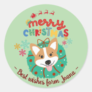 Adesivos para presentes em cães com o tema do Rouc