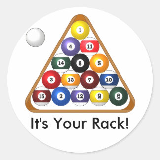 Adesivos para rack de 8 bolas