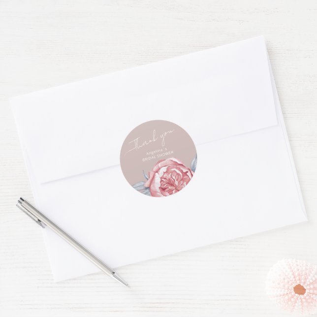 Adesivos para um chá de noiva. (Envelope)