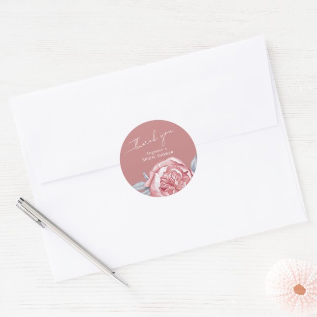 Adesivos para um chá de noiva. (Envelope)