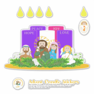 Adesivos para Velas Grandes