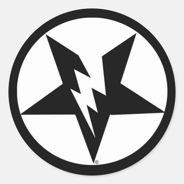 adesivos pentagrama (Frente)