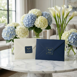 Adesivos Pequenos Azul Marinho Dourado80º Aniversá