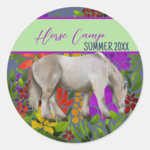 Adesivos personalizados ano de Horse Camp