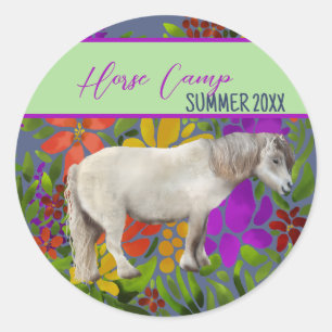 Adesivos personalizados ano de Horse Camp