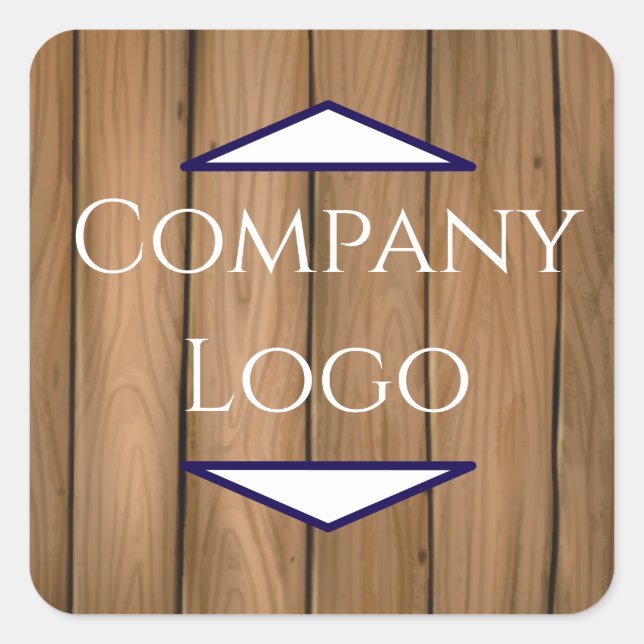 Adesivos personalizados com logotipo da empresa (Frente)