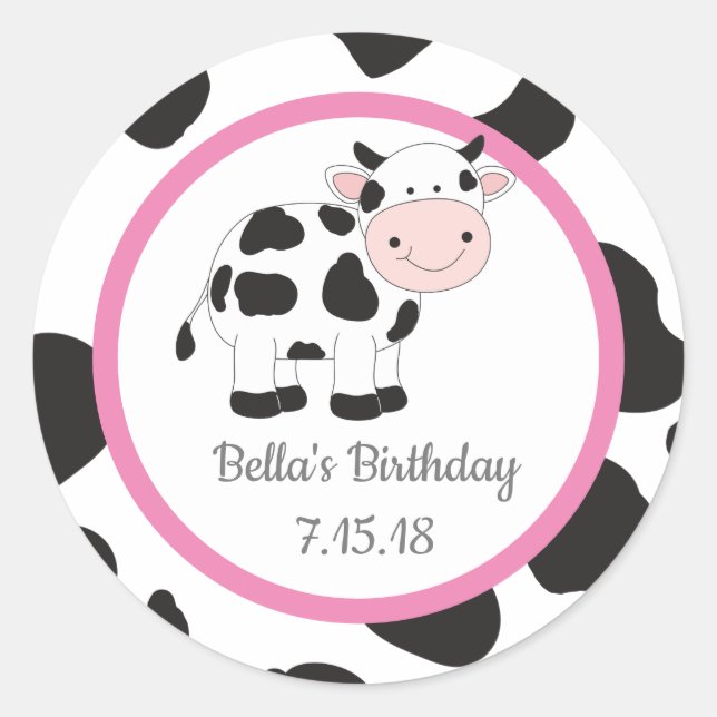 Adesivos Personalizados da Garra Rosa (Frente)