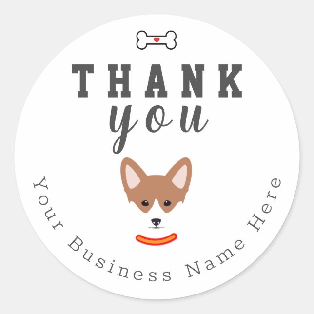Adesivos Personalizados de Agradecimento com Rosto (Frente)