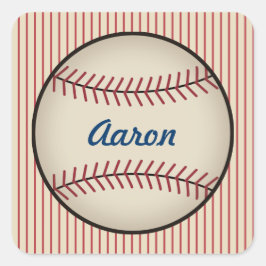 Adesivos Personalizados de Beisebol Vintage