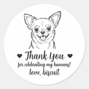 Adesivos Personalizados de Cachorro Chihuahua para