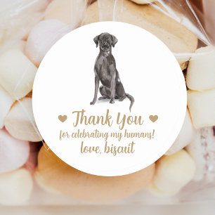 Adesivos Personalizados de Cachorro para Festa de