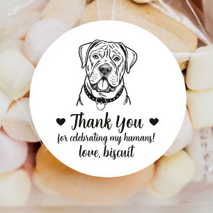 Adesivos Personalizados de Cane Corso para Lembran