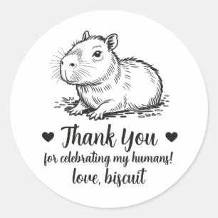 Adesivos Personalizados de Capivara para Favors de