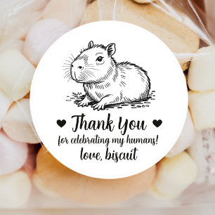 Adesivos Personalizados de Capivara para Favors de