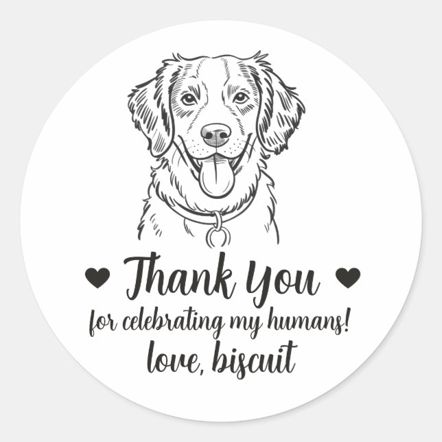 Adesivos Personalizados de Casamento com Brittany  (Frente)
