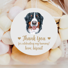 Adesivos Personalizados de Casamento de Cachorro B