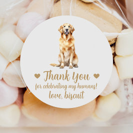 Adesivos Personalizados de Casamento de Cachorro G