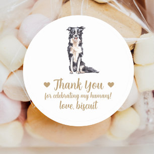 Adesivos Personalizados de Casamento para Cães